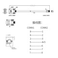 RJ45 Ethernet -Netzwerk DB9 bis RJ45 -Konsolenkabel